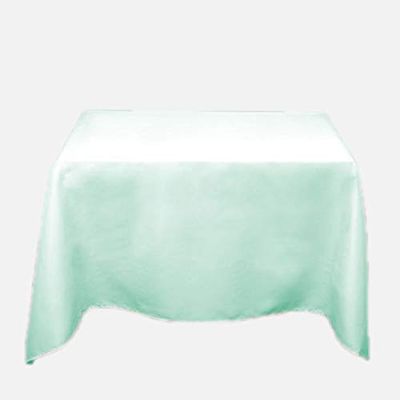 Bedding Empire 500TC Egyptian Cotton Set of 1 Piece Square Shape Tablecloth for Kitchen Dining l Decoration l Parties (90 x 90 inch, Aqua)