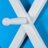 SKOLOO Hat Rack for Wall with 14 Hooks, Solid Wooden, Modern, Expandable Coat Rack Wall Mount for Coats, Hats, Bags, Baseball Caps, White view 4