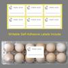 COLOANDUS Large Plastic Egg Cartons 30 Packs with Sticker Labels for 12 Eggs, Cheap Bulk Egg Tray Egg Container Holder for Refrigerator, Storage, Family, Chicken Farm, Market, Camping view 3