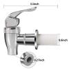Silver Beverage Dispenser Replacement Spigot, Push Style Spigot for Beverage Dispenser Carafe, Water Dispenser Replacement Faucet (2 PACK) view 4