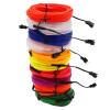 AIHONG Multipurpose 1m 2m 3m 5m Sewing Edge Neon Light Dance Party Car Decor Light Neon Flexible EL Wire Rope Tube LED Strip with DC12V Plug for Cosplay Dress Carnival Decoration view 2