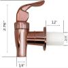 Rose Gold Beverage Dispenser Replacement Spigot, Push Style Spigot for Beverage Dispenser Carafe, Water Dispenser Replacement Faucet (2 PACK) view 3