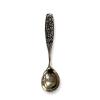Victorian Style Flower Salt Spoon 925 Sterling Sliver view 1