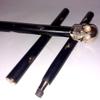 Ganga Nautical Elegant Walking Stick with Skull Handle Made of Solid Brass Walking Cane for Wedding Ceremony Designer Brass Skull Head Handle Black Stick view 2