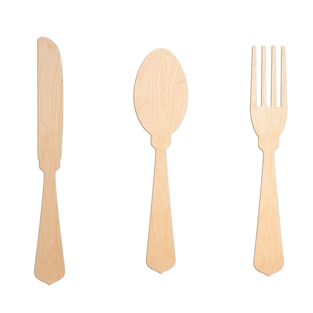 UNFINISHEDWOODCO Utensil Set, 3 Pieces - 23.5" Utensil Set
