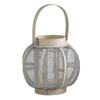 47th & Main Coastal Decorative Lantern Candle Holder, 9.5" Tall, Wood/Wire view 1