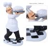 Agatige Resin Decoration Ornament, Function Decoration Cook Statue Chef Figurines for Restaurant Kitchen Home Cafe Pastry Decor(#2) view 2