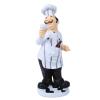 Agatige Resin Decoration Ornament, Function Decoration Cook Statue Chef Figurines for Restaurant Kitchen Home Cafe Pastry Decor(#3) view 1