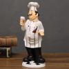 Agatige Resin Decoration Ornament, Function Decoration Cook Statue Chef Figurines for Restaurant Kitchen Home Cafe Pastry Decor(#3) view 3
