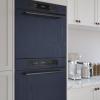 VEELIKE Brushed Blue Stainless Steel Contact Paper for Kitchen Appliances Dishwasher Refrigerator Wrap Vinyl Cover 15.7''x354'' Thick Metallic Peel and Stick Wallpaper Blue Contact Paper for Cabinets view 2
