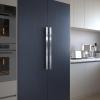 VEELIKE Brushed Blue Stainless Steel Contact Paper for Kitchen Appliances Dishwasher Refrigerator Wrap Vinyl Cover 15.7''x354'' Thick Metallic Peel and Stick Wallpaper Blue Contact Paper for Cabinets view 3