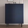 VEELIKE Blue Brushed Stainless Steel Contact Paper for Appliances, Fridge, Dishwasher, Kitchen Backsplash, 15.7''x118'' Heavy Duty Thick Blue Metallic Wallpaper, Peel and Stick, Removable view 4