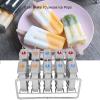 10Pcs Stainless Steel with 100Pcs Sticks Holder,Commercial Ice Ice Cream Maker (Round head) view 2