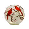 Melrose 83374 LED Cardinal Globe, Glass Set of 3 view 2