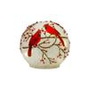 Melrose 83374 LED Cardinal Globe, Glass Set of 3 view 4