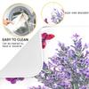 Absorbent Dish Drying Mat for Kitchen Counter - Purple Potted Lavender Microfiber Drying Pad, Reversible Drainer Mats for Countertop, Large 18 x 24 inch view 2