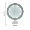 FAVOMOTO Digital Photo Frame, 3 in 1 LED Vanity Mirror Photo Album LED Photo Frame Electronic Picture Frame Mirror for Mother's Day present Couple Anniversary view 2