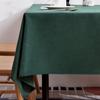 BALCONY & FALCON Rectangle Table Cloth  Waterproof, Wrinkle-Resistant & Dust-Proof Farmhouse Tablecloth for Dining, Kitchen, Party Decorations, Christmas (Hunter Green, 55" x 71") view 1