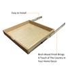Couver Pull Out Drawers For Cabinets, 21"W x 21"D x 3"H Soft Close Slide Out Wood Shelves Storage Organizer for Kitchen, Finished, Heavy-Duty, Non-Assemble view 4