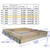 Couver Pull Out Drawers For Cabinets, 24"W x 21"D x 3"H Soft Close Slide Out Wood Shelves Storage Organizer for Kitchen, Finished, Heavy-Duty, Non-Assemble view 2