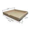 Couver Pull Out Drawers For Cabinets, 24"W x 21"D x 3"H Soft Close Slide Out Wood Shelves Storage Organizer for Kitchen, Finished, Heavy-Duty, Non-Assemble view 3