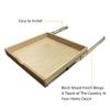 Couver Pull Out Drawers For Cabinets, 24"W x 21"D x 3"H Soft Close Slide Out Wood Shelves Storage Organizer for Kitchen, Finished, Heavy-Duty, Non-Assemble view 4