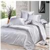 7PCS Premium Satin Duvet Cover Set-1Duvet Cover,1Fitted Sheet 15'',1Flat Sheet,2Pillowshams,2Pillowcases 600 TC Soft Satin Bedding Set Solid Colors Pattern Queen/White Duvet Cover Set view 1