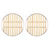 Cabilock 2pcs Steaming Rack Sturdy Round Steam Holder for Cooking for Home Kitchen Hand Wash Recommended Meets Cooking Needs view 1