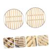 Cabilock 2pcs Steaming Rack Sturdy Round Steam Holder for Cooking for Home Kitchen Hand Wash Recommended Meets Cooking Needs view 2
