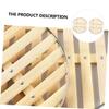 Cabilock 2pcs Steaming Rack Sturdy Round Steam Holder for Cooking for Home Kitchen Hand Wash Recommended Meets Cooking Needs view 3