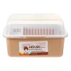 Hemoton Plastic Baby Bottle Drying Rack with Large Capacity, Khaki Tableware Organizer for Kitchen Storage and Draining, 14.96 X 11.41 X 8.66 Inches view 1