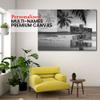 MySoulAndSpirit Store - Tropical Beach Scenery Multi Names Premium Canvas - Family Street Sign Family Name Art Canvas For Home Decor Personalized Canvas Wall Art - Customized Canvas (48"x32") view 4