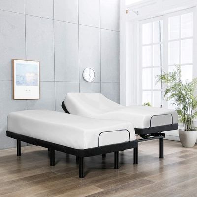 Extra DEEP Pocket- Split Mattress Protector for Adjustable or Split Beds, 100% Waterproof Terry Cotton - Fitted Sheet Style - 25" Extra DEEP Pocket [Split California King (2 PC 36" X 84")]