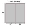 Extra DEEP Pocket- Split Mattress Protector for Adjustable or Split Beds, 100% Waterproof Terry Cotton - Fitted Sheet Style - 28" Extra DEEP Pocket [Split King (2 PC 39" X 80")] view 3