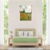 C Charlotte Home Furnishings Inc Poppies European Tapestry Wall Hanging | Viscose Cotton and Polyester Blend Wall Art | 18 in. x 23 in | Home Decor Accents | Inspired by Claude Monet view 4