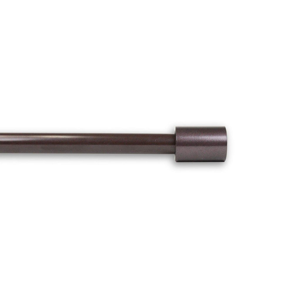 51" Cocoa Solid Curtain Rod with Mounting Hardware