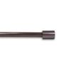 51" Cocoa Solid Curtain Rod with Mounting Hardware view 1