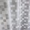 71" White and Gray Contemporary Digital Cube Shower Curtain view 2