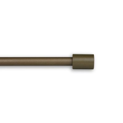 51" Antique Gold Curtain Rod with Mounting Hardware