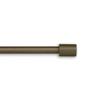51" Antique Gold Curtain Rod with Mounting Hardware view 1