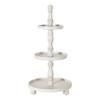 Kate and Laurel Downing Rustic 3-Tier Tray, 12 x 12 x 24, White, Decorative Farmhouse Serving Tray for Storage and Display view 1