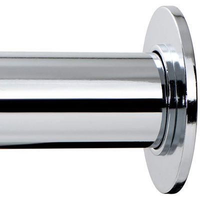 Ivilon Tension Curtain Rod - Spring Tension Rod for Windows or Shower, 36 to 54 Inch. Chrome