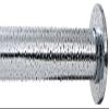 Ivilon Tension Curtain Rod - Spring Tension Rod for Windows or Shower, 36 to 54 Inch. Chrome view 2