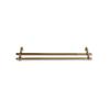 170" Gold Solid Contemporary Double Curtain Rod view 1