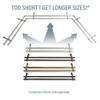 170" Gold Solid Contemporary Double Curtain Rod view 2