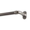 48-Inch Silver Pipe Designed Blackout Curtain Rod view 1