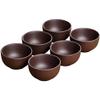 HonHeam Purple Sand Kung Fu Tea Tasting Cup Set of 6 - Small Ceramic Tea Bowl Cup view 1