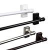 30" White Contemporary Magnetic Single Curtain Rod view 2