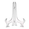 6Pcs/Set Feng Shui 8 Inch Plastic Display Stand 12PCS/Set Photo Frame Easel Holder Anti Slip Decorative Plate Picture Tablet Dish Rack W4381-White 8in view 1