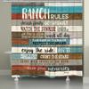 BLACK FOREST DECOR Ranch Commandments Shower Curtain - Bold view 1